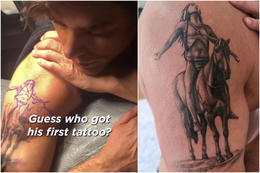 Fékk sitt fyrsta húðflúr 62 ára