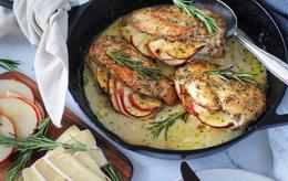 Einfalt og gott: Fylltar kjúklingabringur með eplum