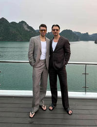 Helgi Ómars í brúðkaupi á snekkju í Víetnam 