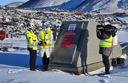 Hröð þrýstingsbreyting fyrsta merki um gos