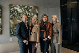 Pétur og Elísabet fögnuðu með Steinunni Eik