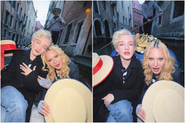 Madonna rifjaði upp gamla takta á síkjum Feneyja