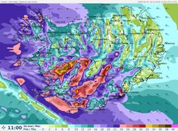 Vara við suðaustan hríðarbyl: Samgöngutruflanir líklegar
