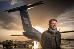 Flugmaður Icelandair hjólar í Boga
