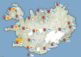 Víða sést til sólar og hiti að 15 stigum