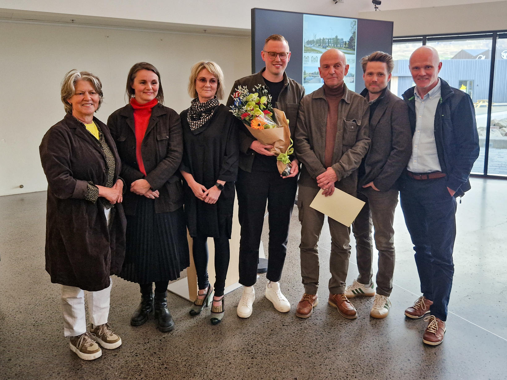 Feðgarnir Kristján Ásgeirsson og Óli Geir Kristjánsson hjá Alark arkitektum …