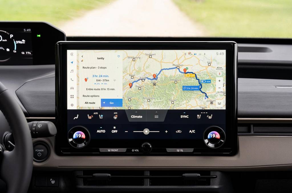 GPS-kortið er einkar handhægt.