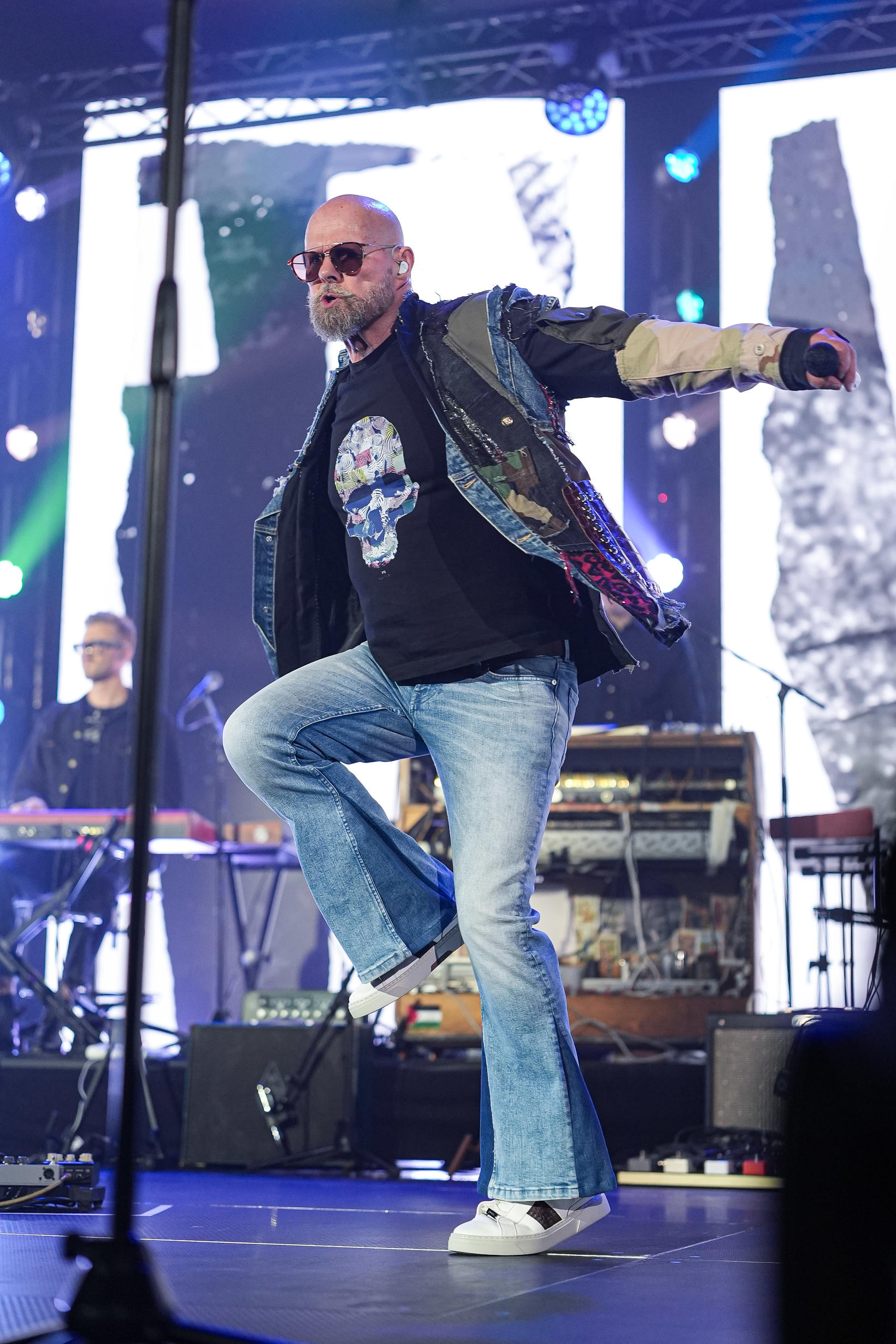 Ekki var að sjá á tónleikum Bubba að hann hefði …