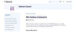 Þjónustuhluti Heilsuveru fer á Ísland.is
