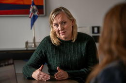 Þorbjörg Sigríður Gunnlaugsdóttir dómsmálráðherra.