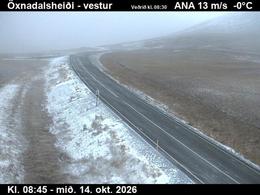 Öxnadalsheiði á óvissustigi