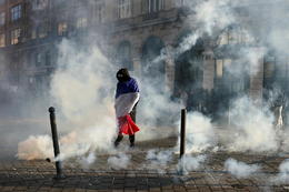 Metfjöldi handtaka í París