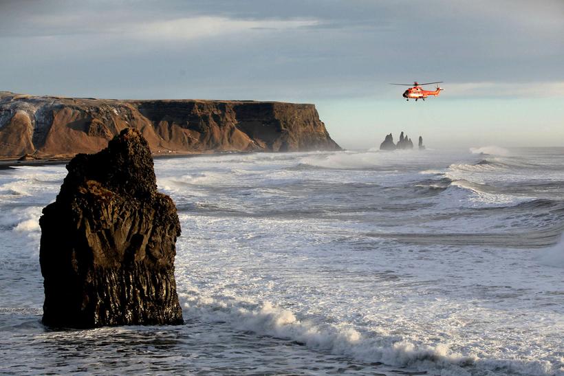 The National Coastguard helicopter searching for the woman today at …