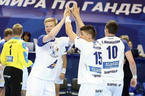 Slovenia beat Iceland 31-30.
