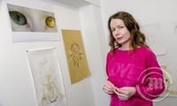 Guðný Guðmundsdóttir listakona í Týsgalleríi