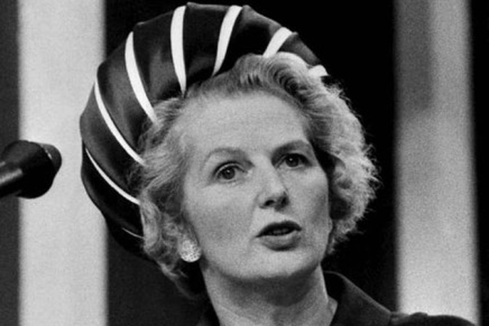 8. október 1970. Margaret Thatcher sem ráðherra menntamála í ríkisstjórn Edward Heath.