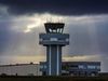 The control tower at Keflavík Airport. Police confirm that the reports were received.