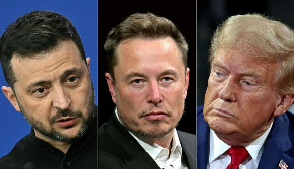 Elon Musk með á símafundi Trumps og Selenskís