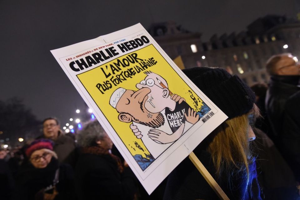 Skotárás á franska blaðið Charlie Hebdo