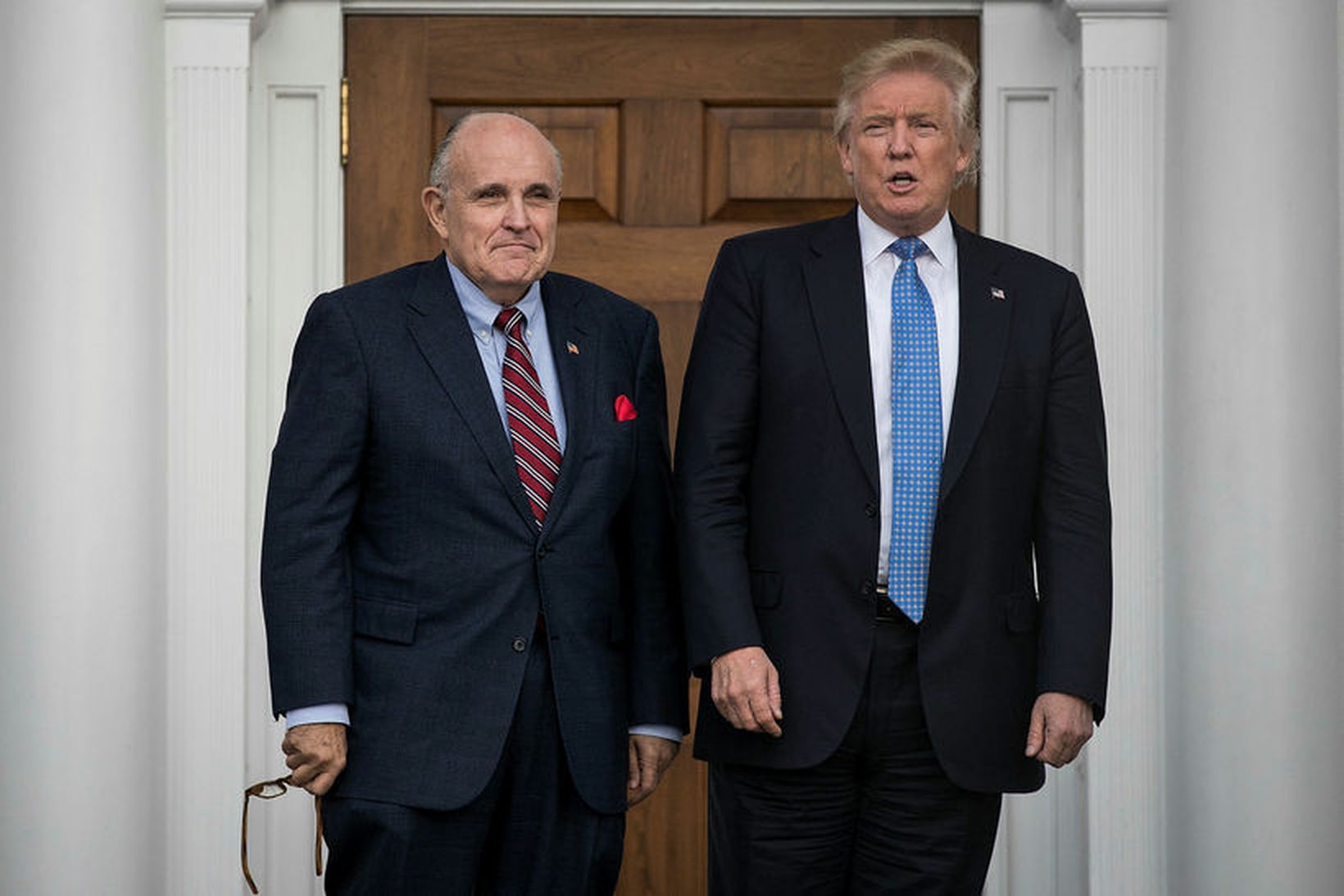 Rudy Giuliani ásamt Donald Trump árið 2016.