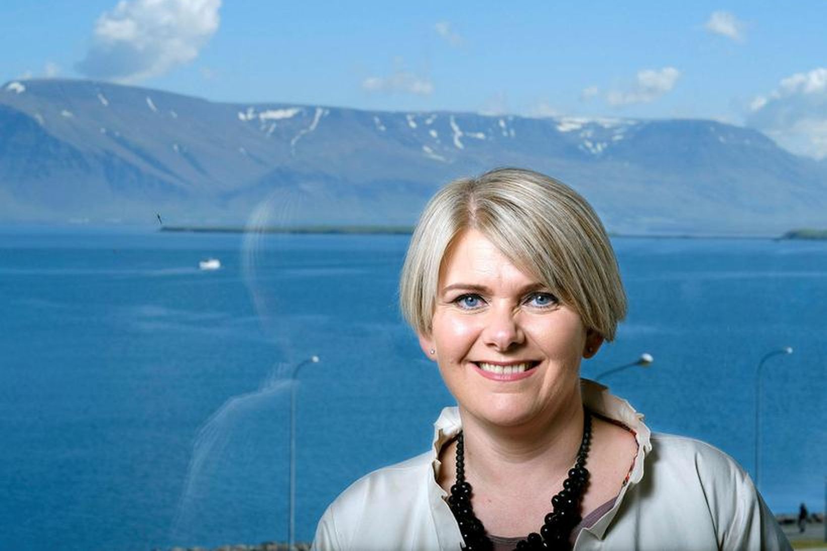 Ragnheiður Elín Árnadóttir, iðnaðar- og viðskiptaráðherra.