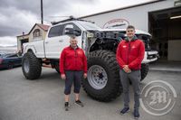 Nýji ofurtrukkurinn hjá Björgunarfélagi Hafnar í Hornafirði