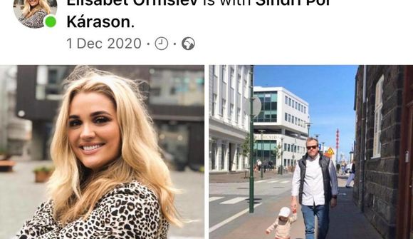 Elísabet og Sindri skrá sig í samband á Facebook