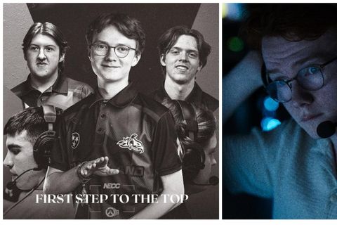 Emil Páll og félagar hans í liði Cumberland University í Overwatch hafa náð góðum árangri …