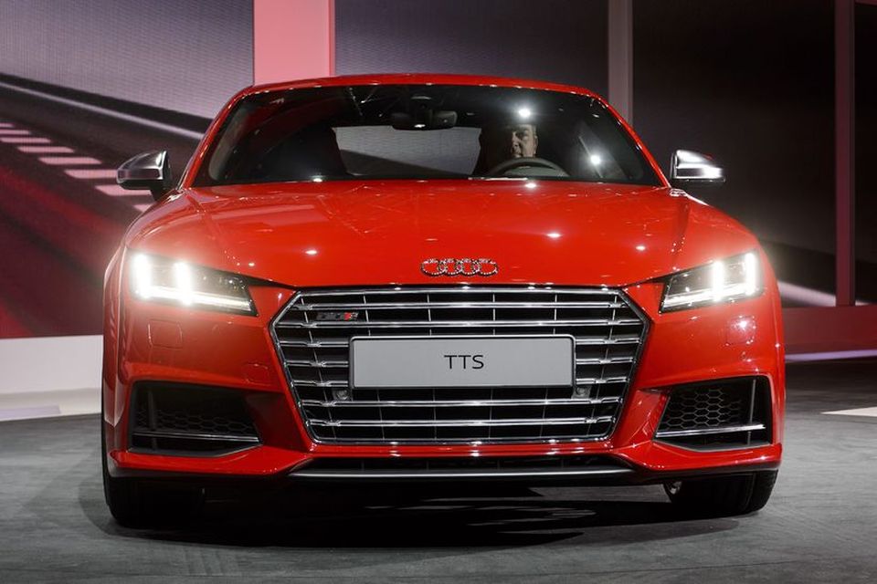 Audi TTS er meðal nýjunga á bás Volkswagen samsteypunnar í Genf.