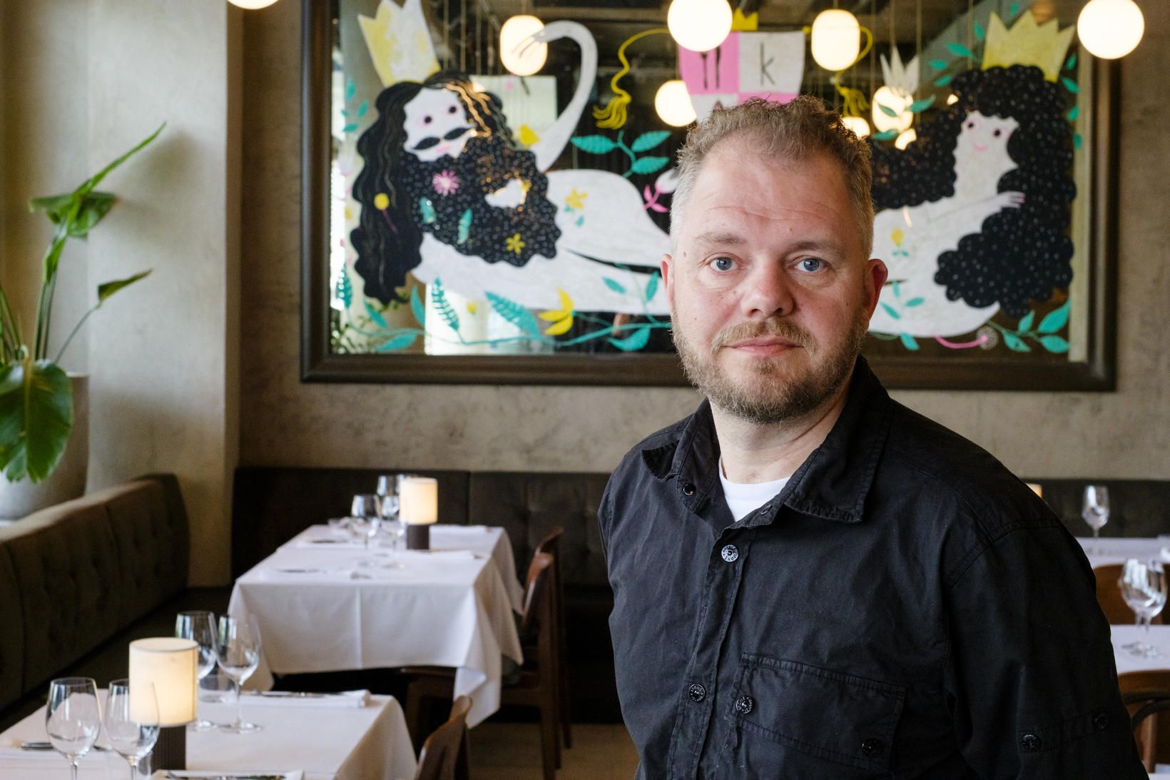 Jón Mýrdal veitingamaður á Kastrup.