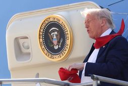 Donald Trump hefur lagt áherslu á þann árangur sem hann hefur náð, meðal annars við …
