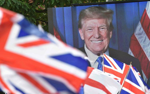 Donald Trump er væntanlegur til Bretlands.