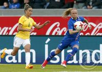 Ísland - Brasilía fótbolti kvenna