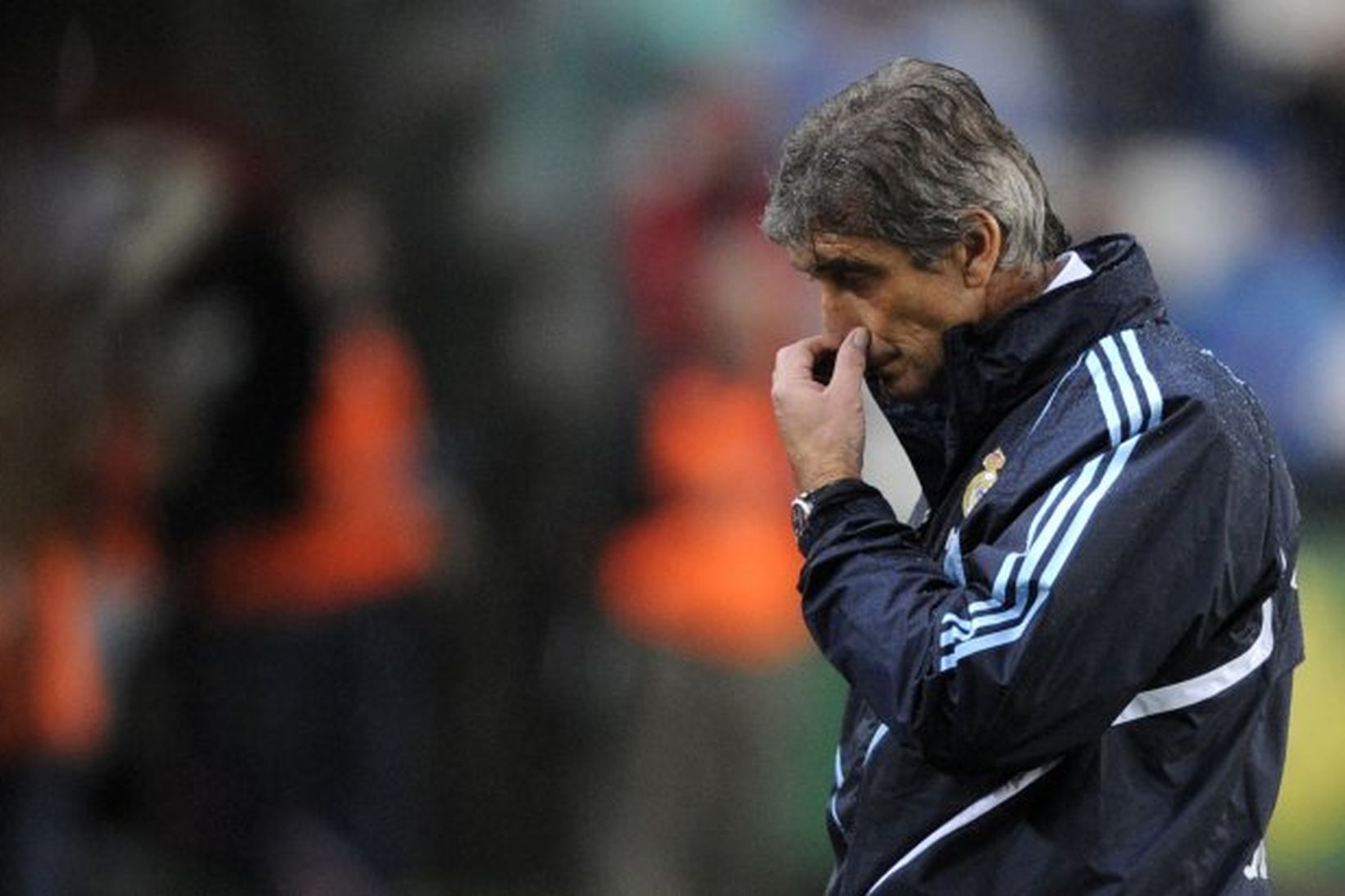 Manuel Pellegrini þjálfari Real Madrid.