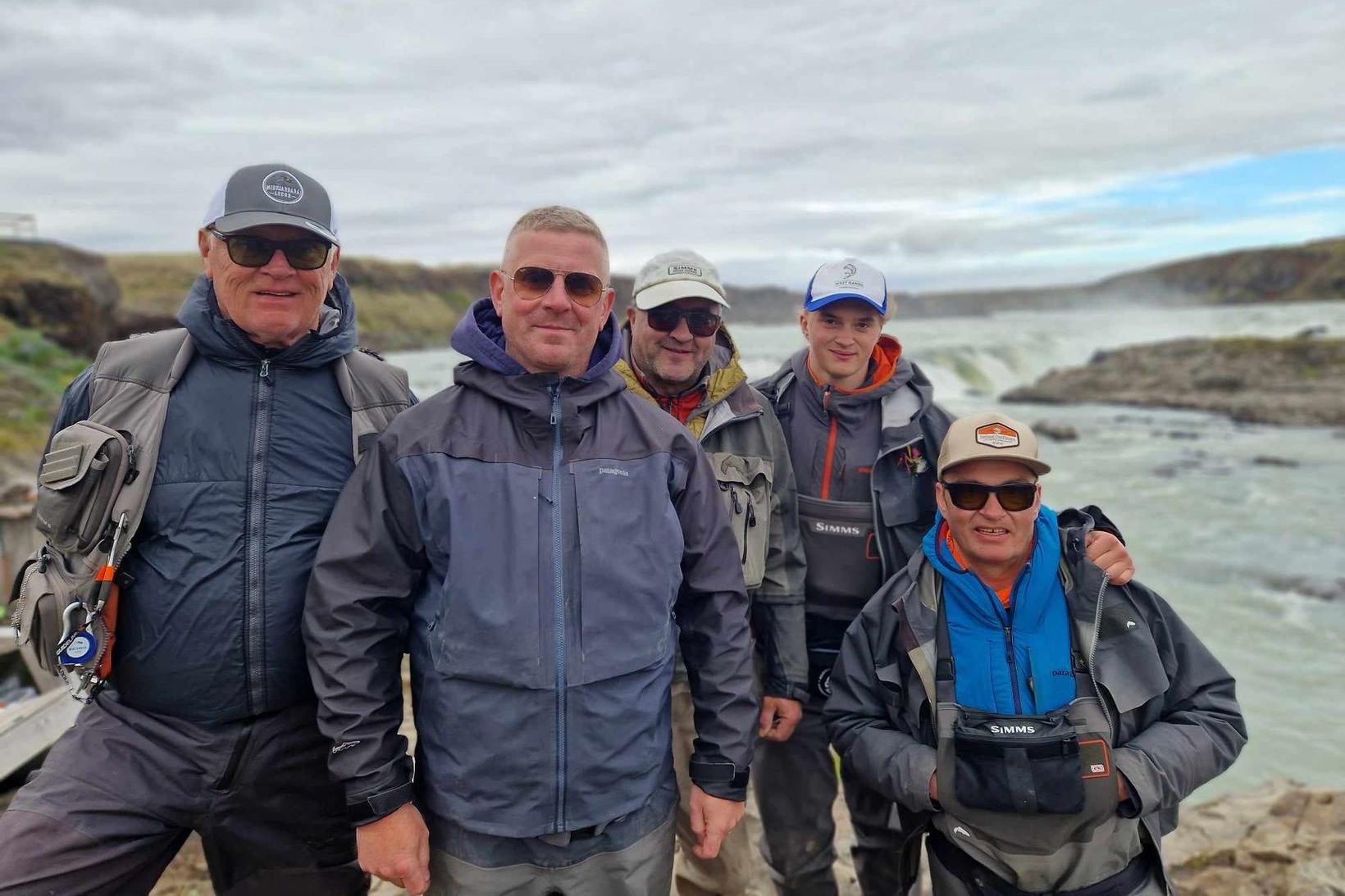 Það var öflugt veiðigengi mætt í Urriðafoss í gær. Frá …