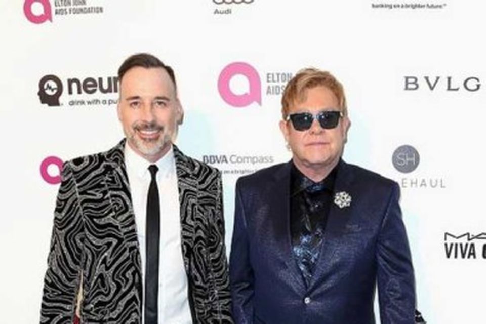 David Furnish og Sir Elton John.