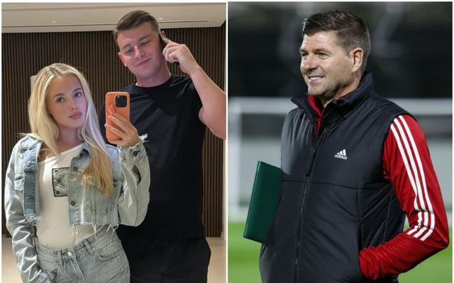 Lilly-Ella Gerrard, Lee Byrne og Steven Gerrard.