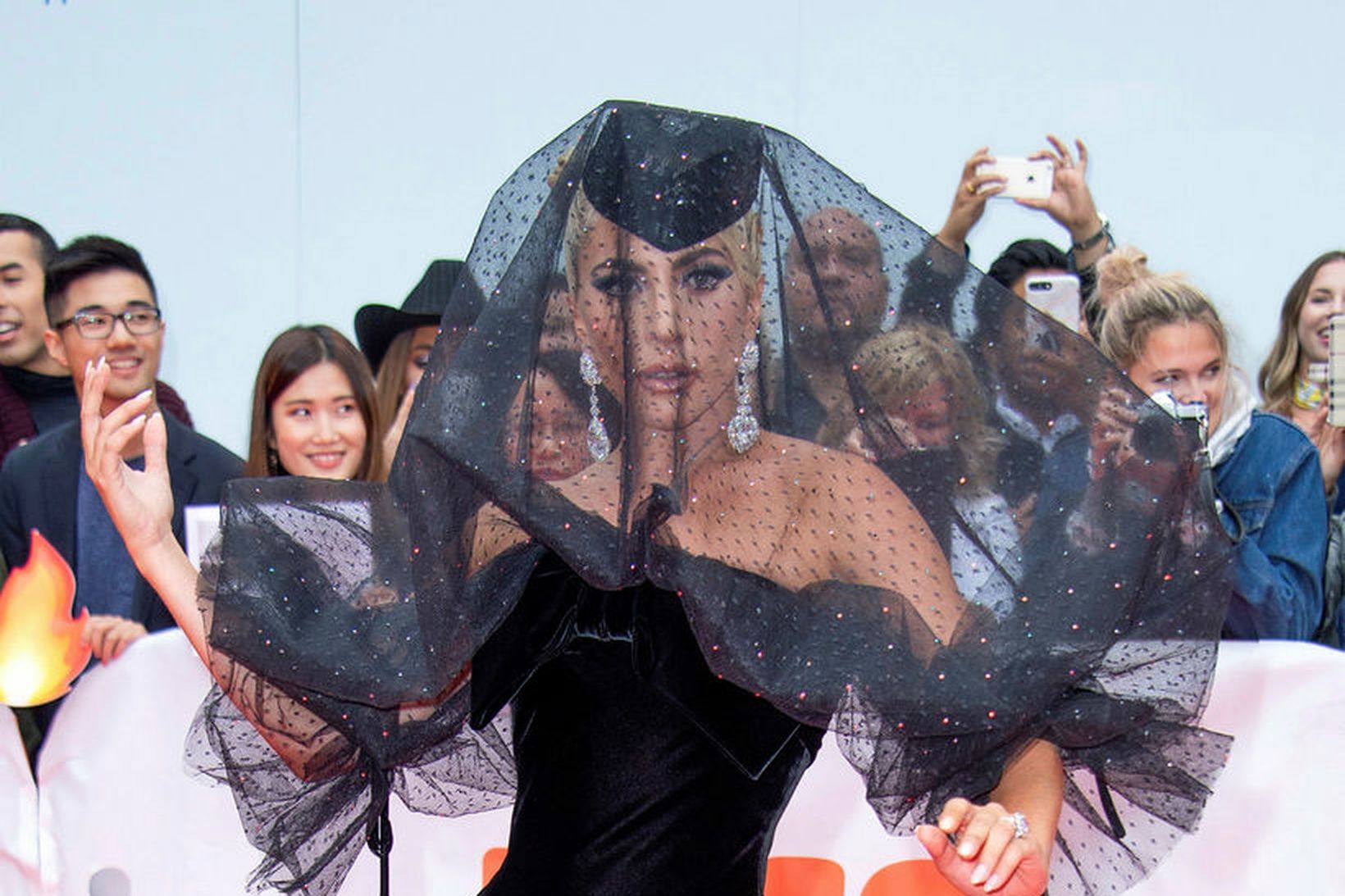 Lady Gaga á Toronto kvikmyndahátíðinni.