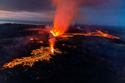 Eldgosið í Sundhnúkagígum.