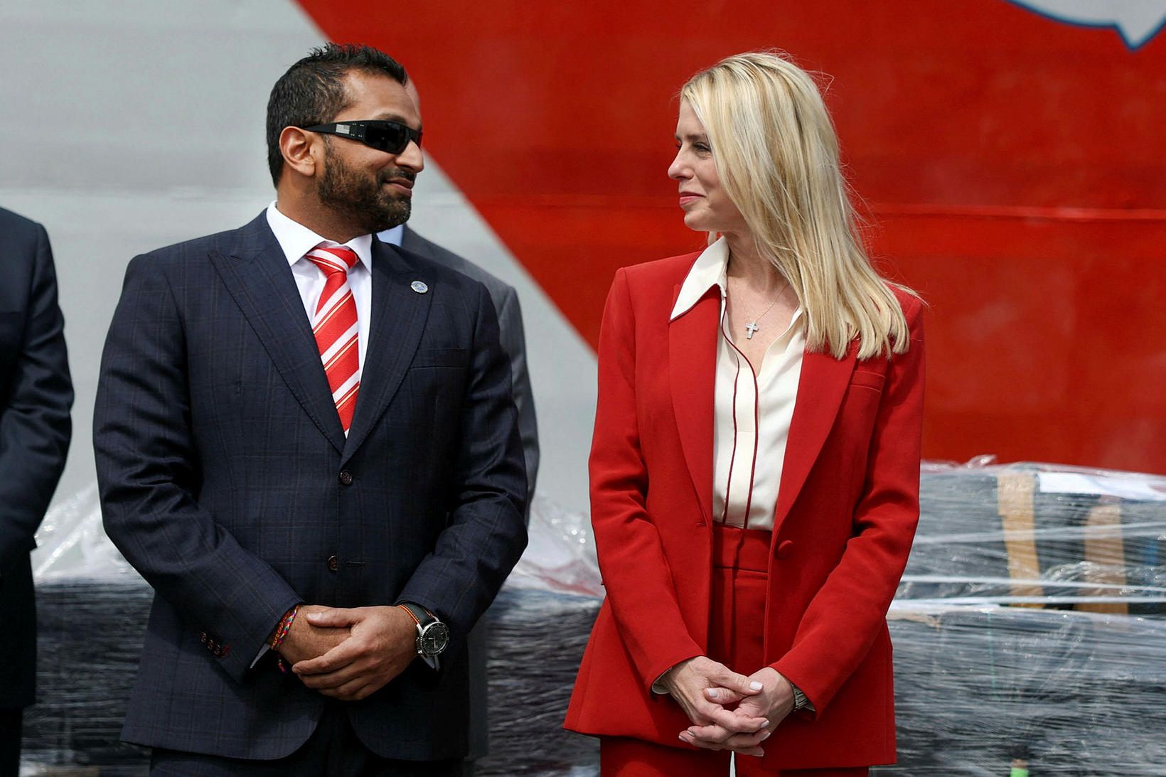 Kash Patel og Pam Bondi.