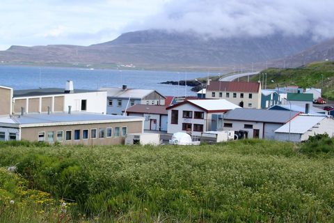 Hnífsdalur in the Westfjords.