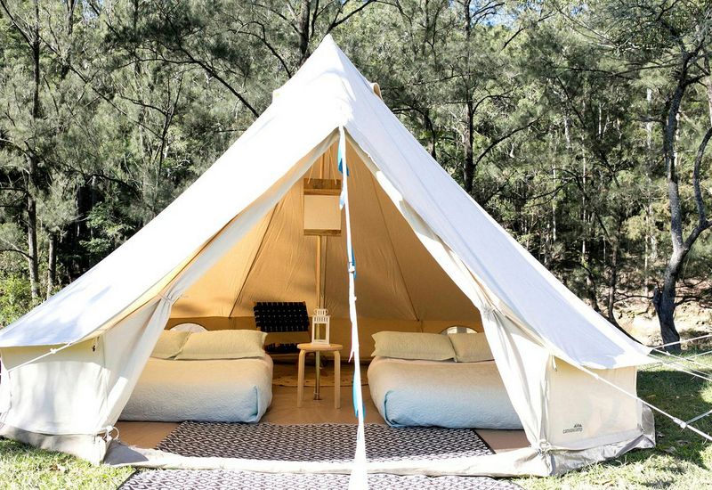 One type of a luxury tent.