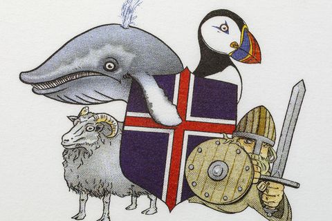 The puffin has suddenly become a symbol of Iceland, seemingly because tourists think it's cute.