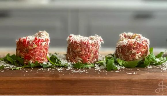 „Beef tartar“ stútfullir af prótíni