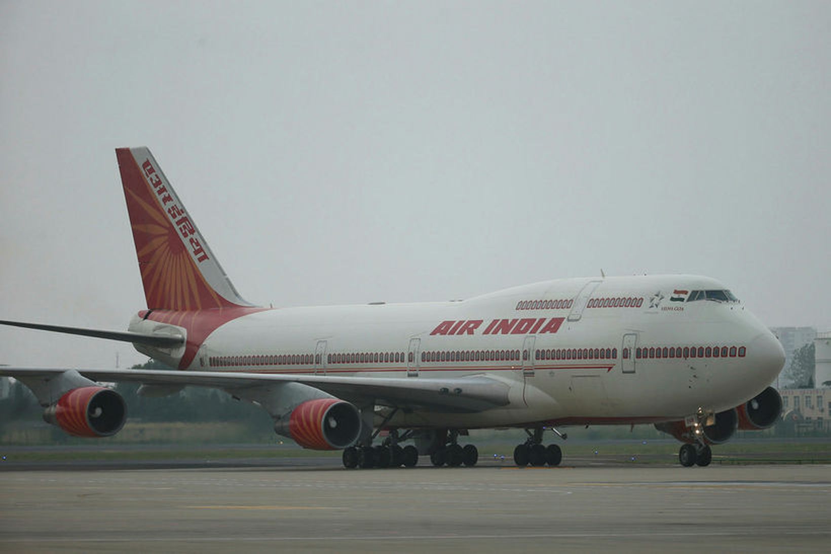 Ein af flugvélum Air India.