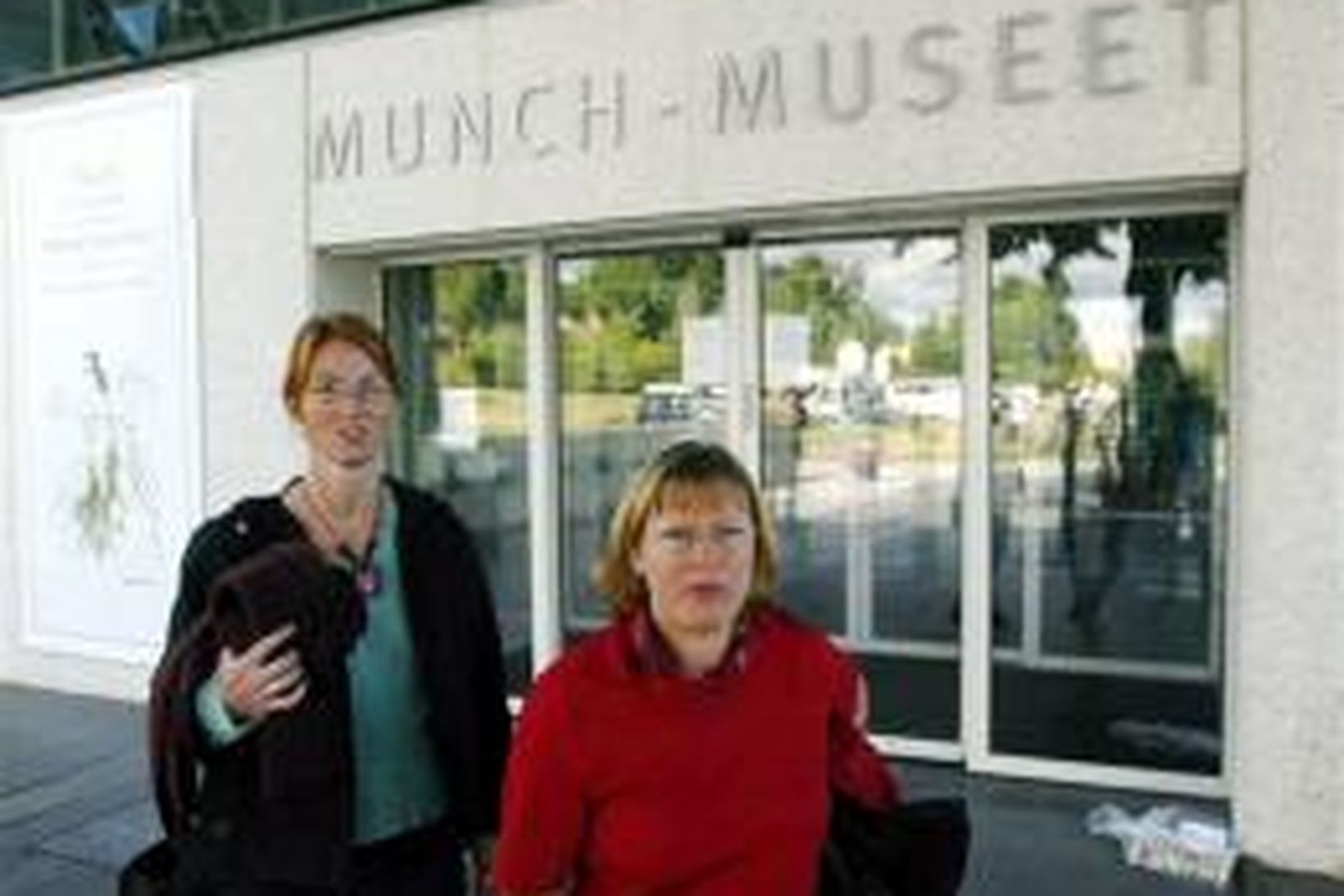 Munch safnið í Ósló var lokað í dag og komu …