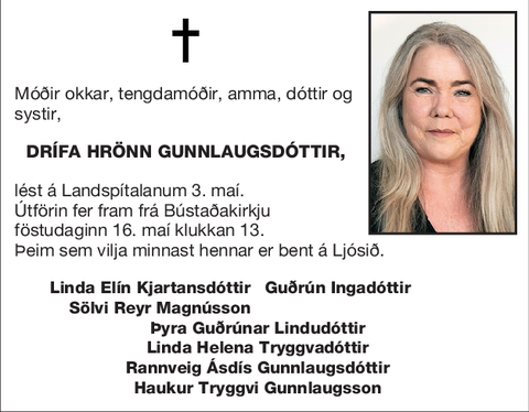 Drífa Hrönn Gunnlaugsdóttir,