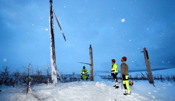 Ólafsfjarðarvegur lokaður vegna viðgerðar á raflínu