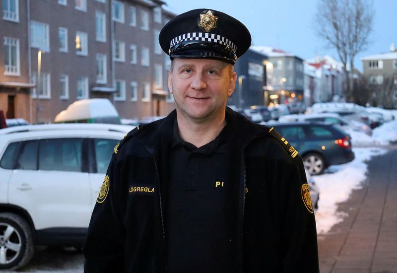 Fjölnir Sæmundsson, chairman of the National Union of Police Officers.