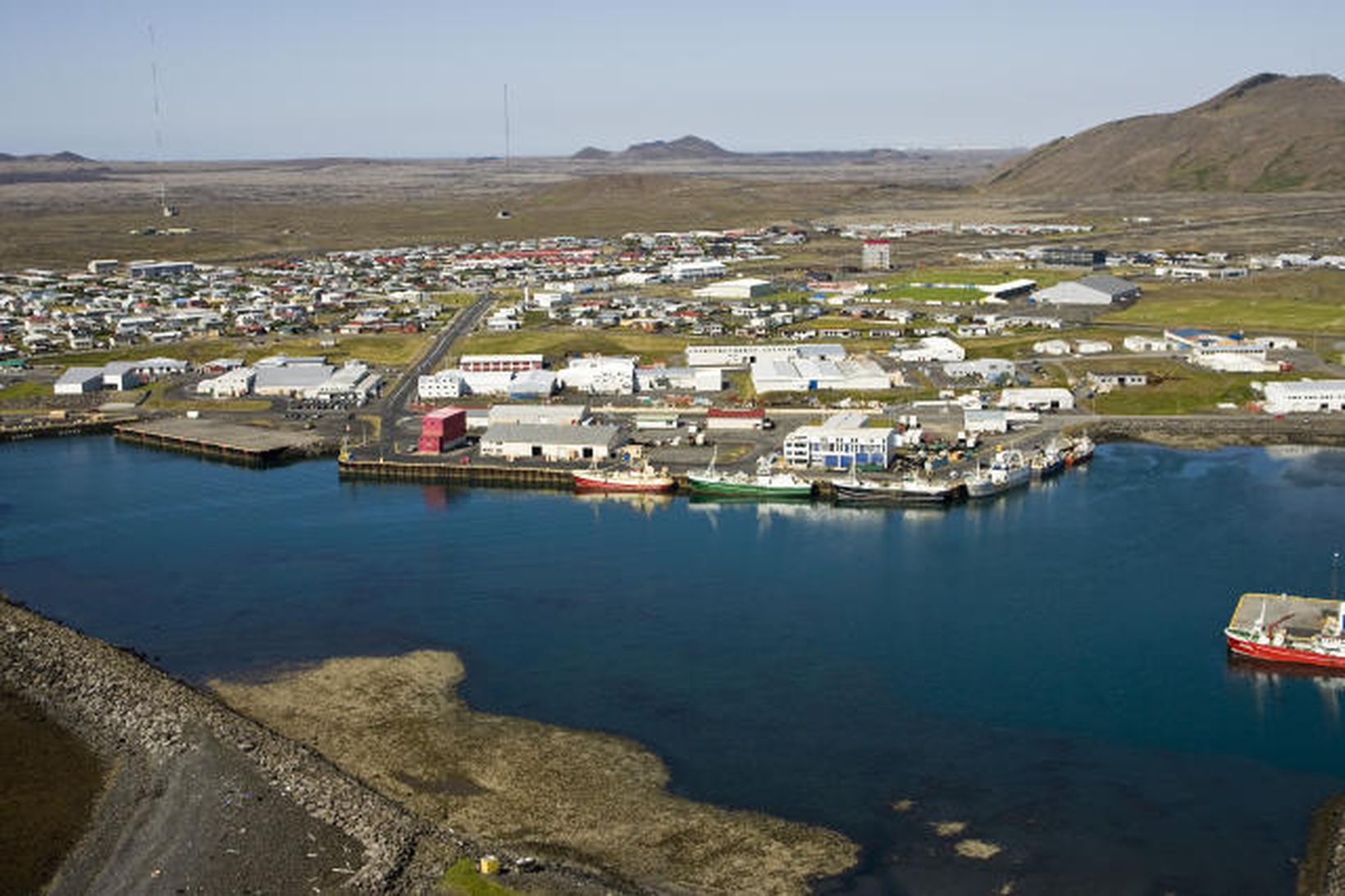 Einbýlishúsið er í Grindavík.